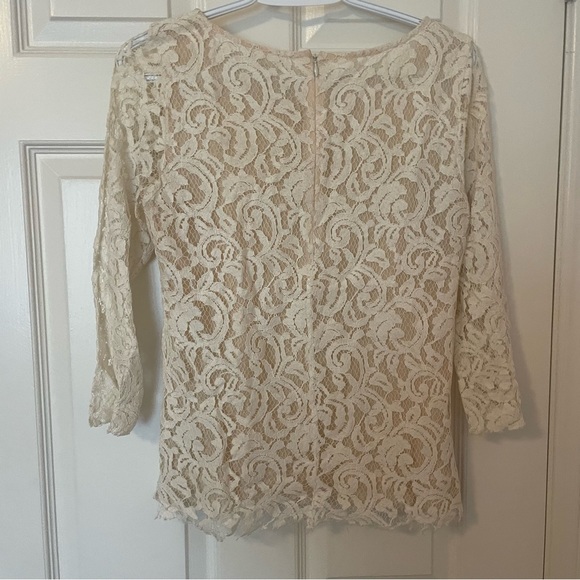 CLUB MONACO - lace top, lined with back zip - Picture 3 of 5